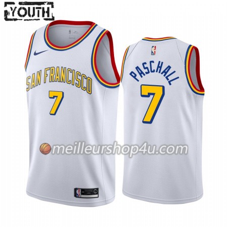 Maillot Basket Enfant Golden State Warriors Eric Paschall 7 2019-20 Nike Classic Edition Swingman